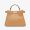 Fendi Small Peekaboo ISeeu Bag In Calfskin Camel