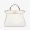 Fendi Small Peekaboo ISeeu Bag In Calfskin White