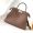 Fendi Small Peekaboo ISeeU Selleria Bag In Cuoio Romano Leather with Topstitches Coffee