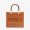 Fendi Small Sunshine Shopper Bag In FENDI ROMA Motif Calfskin Brown