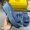Fendi Sunshine Flatform Slides Women FF Motif Denim Blue
