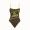 Fendi Swimsuit Women Fendi Roma Amor Motif Lycra Brown/Green