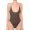Fendi Swimsuit Women FF Motif Lycra Brown/White