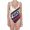 Fendi Swimsuit Women Fila Logo Motif Lycra White/Blue