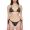 Fendi Triangular Bikini with Ties Women FF Vertigo Lycra Brown/Black