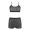 Fendi Underwear Set Women FF Fish-Eye Motif Lycra Black